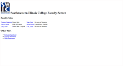 Desktop Screenshot of fac.swic.edu